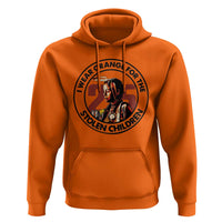 I Wear Orange For The 215 Stolen Children Hoodie Indigenous Girl Orange Shirt Day - Wonder Print Shop