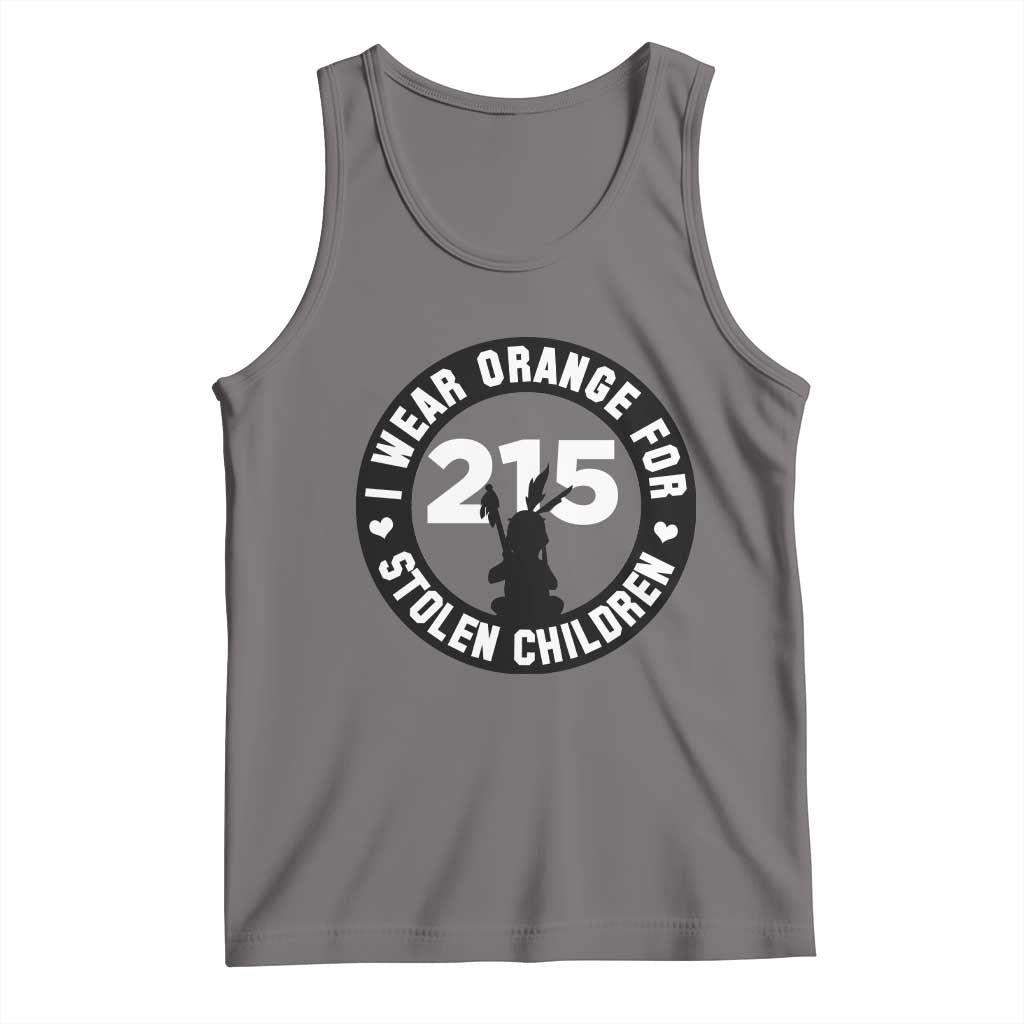 Orange Shirt Day 215 Memorial Tank Top I Wear Orange For Stolen Children Indigenous Tribute - Wonder Print Shop