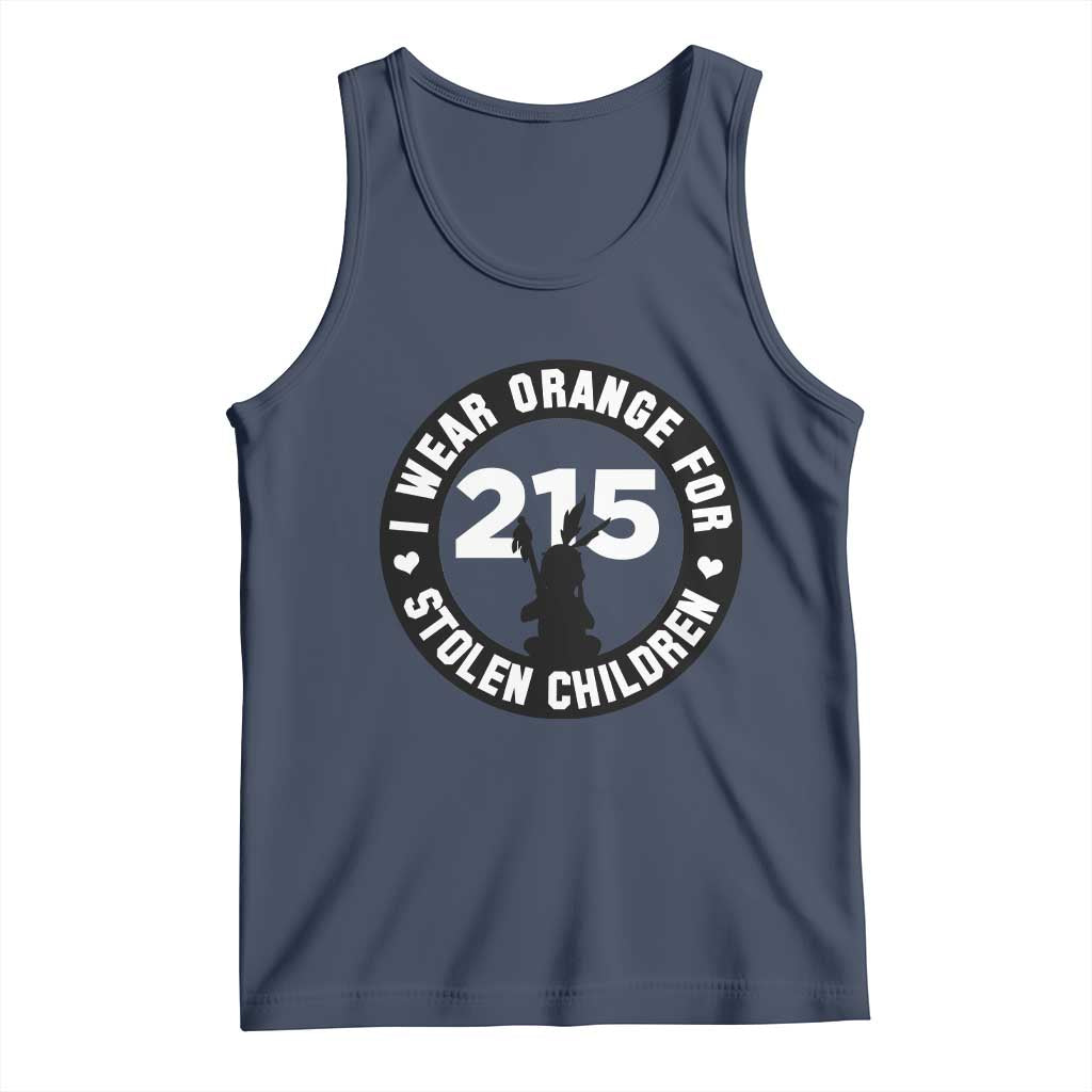 Orange Shirt Day 215 Memorial Tank Top I Wear Orange For Stolen Children Indigenous Tribute - Wonder Print Shop