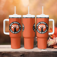 Orange Shirt Day 215 Memorial Tumbler With Handle I Wear Orange For Stolen Children Indigenous Tribute - Wonder Print Shop