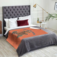 Orange Shirt Day Memorial Bear Throw Blanket You Are Not Forgotten Stolen Children Tribute - Wonder Print Shop