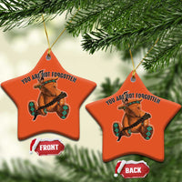 Orange Shirt Day Memorial Bear Christmas Ceramic Ornament You Are Not Forgotten Stolen Children Tribute - Wonder Print Shop