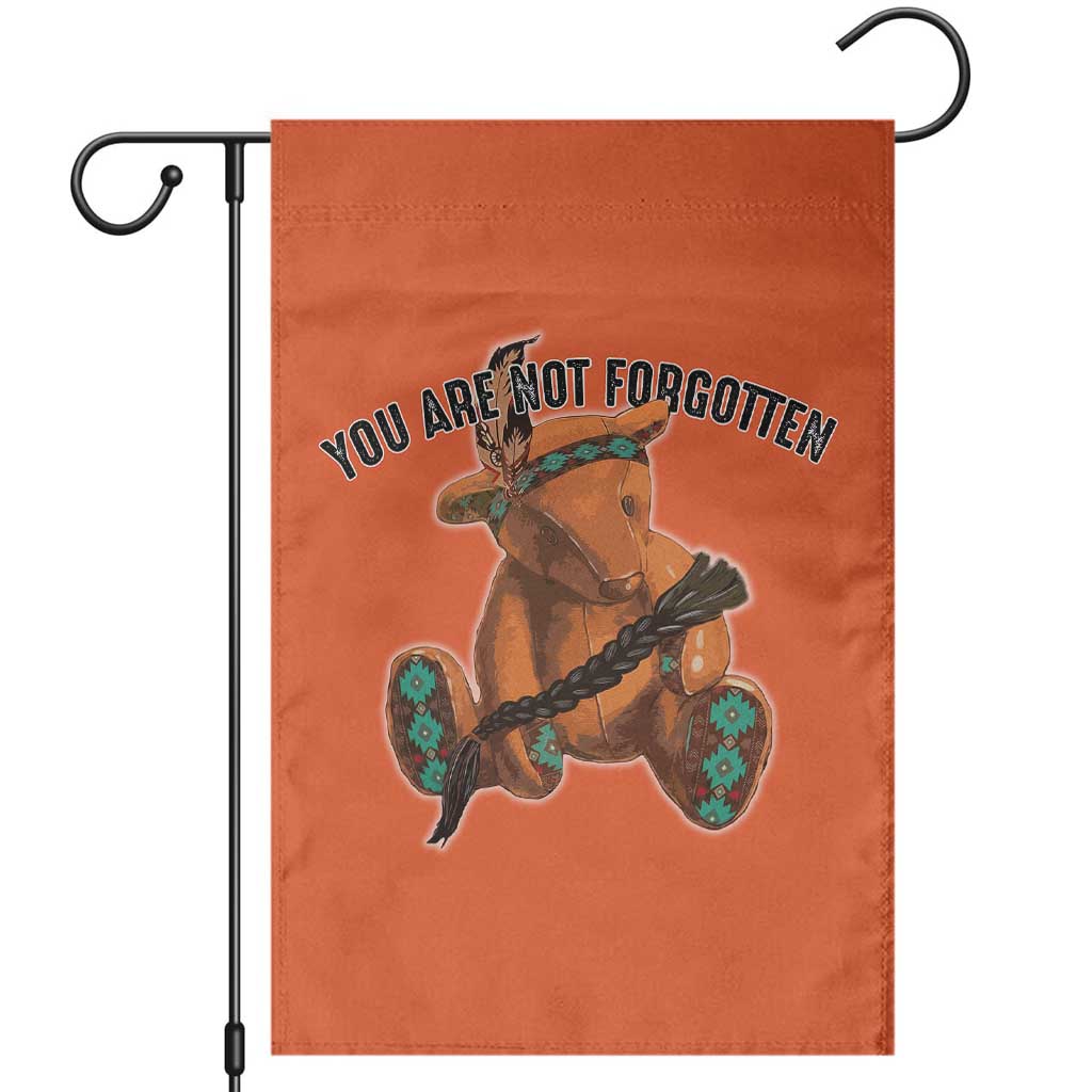 Orange Shirt Day Memorial Bear Garden Flag You Are Not Forgotten Stolen Children Tribute - Wonder Print Shop