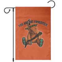 Orange Shirt Day Memorial Bear Garden Flag You Are Not Forgotten Stolen Children Tribute - Wonder Print Shop
