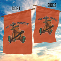 Orange Shirt Day Memorial Bear Garden Flag You Are Not Forgotten Stolen Children Tribute - Wonder Print Shop