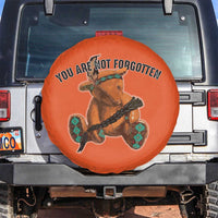 Orange Shirt Day Memorial Bear Spare Tire Cover You Are Not Forgotten Stolen Children Tribute - Wonder Print Shop