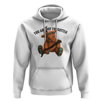 Orange Shirt Day Memorial Bear Hoodie You Are Not Forgotten Stolen Children Tribute - Wonder Print Shop