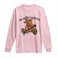 Orange Shirt Day Memorial Bear Long Sleeve Shirt You Are Not Forgotten Stolen Children Tribute - Wonder Print Shop