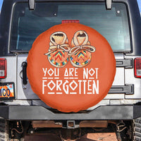 Orange Shirt Day Memorial Moccasins Spare Tire Cover You Are Not Forgotten Indigenous Remembrance for Stolen Children - Wonder Print Shop