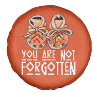 Orange Shirt Day Memorial Moccasins Spare Tire Cover You Are Not Forgotten Indigenous Remembrance for Stolen Children - Wonder Print Shop