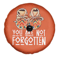 Orange Shirt Day Memorial Moccasins Spare Tire Cover You Are Not Forgotten Indigenous Remembrance for Stolen Children - Wonder Print Shop