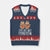 Orange Shirt Day Memorial Moccasins V-Neck Knit Sweater Vest You Are Not Forgotten Indigenous Remembrance for Stolen Children - Wonder Print Shop