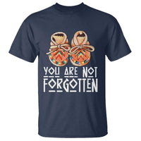 Orange Shirt Day Memorial Moccasins T Shirt You Are Not Forgotten Indigenous Remembrance for Stolen Children - Wonder Print Shop