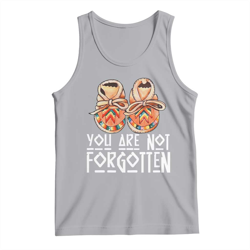 Orange Shirt Day Memorial Moccasins Tank Top You Are Not Forgotten Indigenous Remembrance for Stolen Children - Wonder Print Shop
