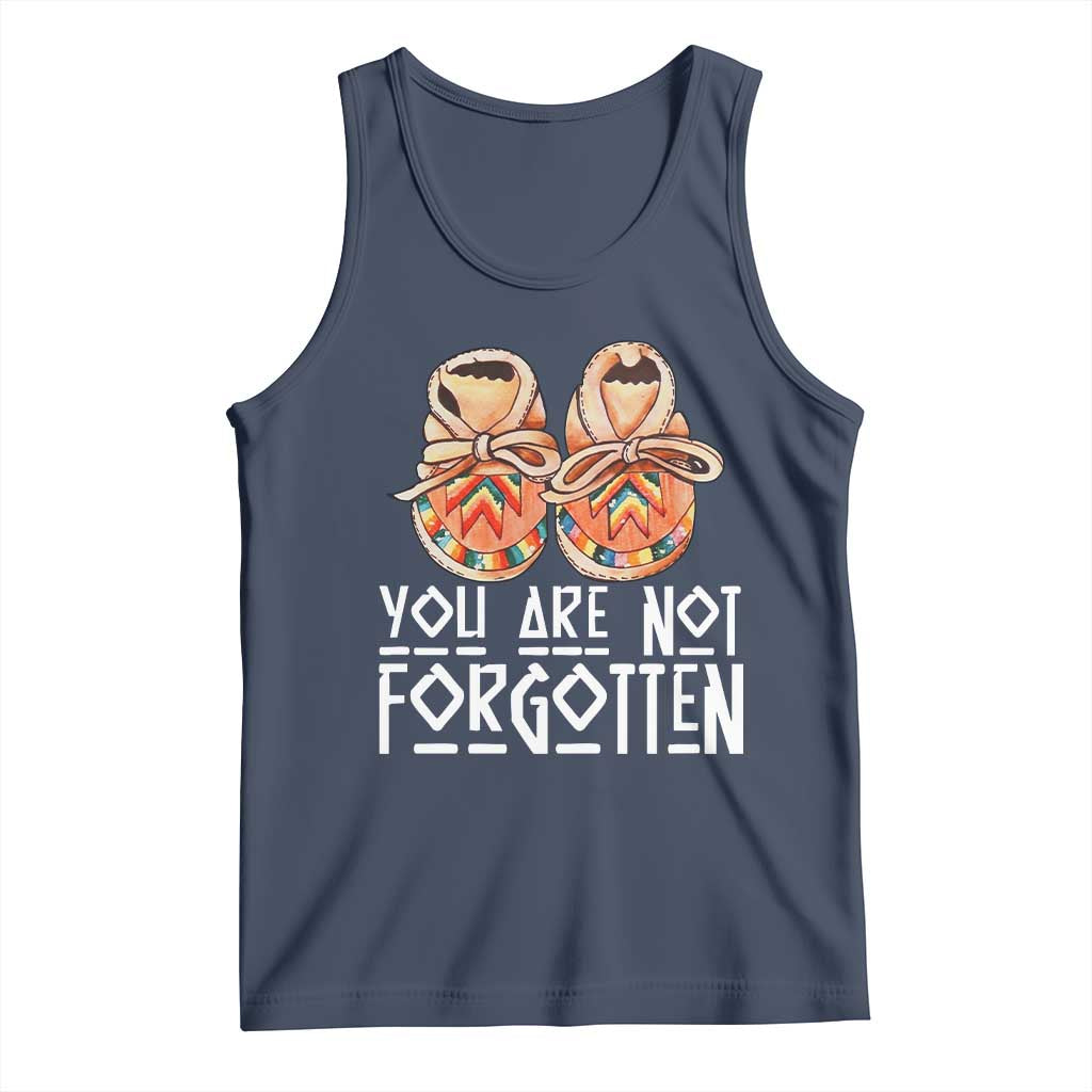 Orange Shirt Day Memorial Moccasins Tank Top You Are Not Forgotten Indigenous Remembrance for Stolen Children - Wonder Print Shop