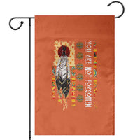 Orange Shirt Day Feather Flag Garden Flag You Are Not Forgotten Indigenous Tribute - Wonder Print Shop