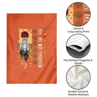 Orange Shirt Day Feather Flag Garden Flag You Are Not Forgotten Indigenous Tribute - Wonder Print Shop