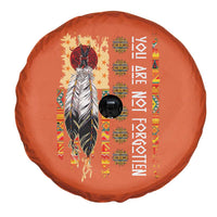 Orange Shirt Day Feather Flag Spare Tire Cover You Are Not Forgotten Indigenous Tribute - Wonder Print Shop
