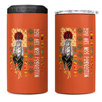 Orange Shirt Day Feather Flag 4 in 1 Can Cooler Tumbler You Are Not Forgotten Indigenous Tribute - Wonder Print Shop