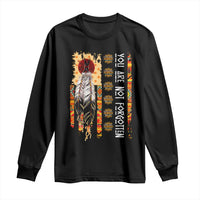 Orange Shirt Day Feather Flag Long Sleeve Shirt You Are Not Forgotten Indigenous Tribute - Wonder Print Shop
