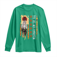 Orange Shirt Day Feather Flag Long Sleeve Shirt You Are Not Forgotten Indigenous Tribute - Wonder Print Shop