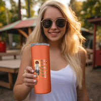 Orange Shirt Day Feather Flag Skinny Tumbler You Are Not Forgotten Indigenous Tribute - Wonder Print Shop