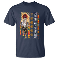 Orange Shirt Day Feather Flag T Shirt You Are Not Forgotten Indigenous Tribute - Wonder Print Shop