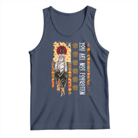 Orange Shirt Day Feather Flag Tank Top You Are Not Forgotten Indigenous Tribute - Wonder Print Shop