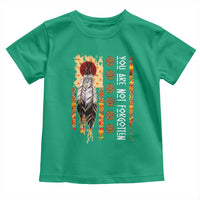 Orange Shirt Day Feather Flag Toddler T Shirt You Are Not Forgotten Indigenous Tribute - Wonder Print Shop