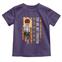Orange Shirt Day Feather Flag Toddler T Shirt You Are Not Forgotten Indigenous Tribute - Wonder Print Shop