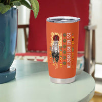 Orange Shirt Day Feather Flag Tumbler Cup You Are Not Forgotten Indigenous Tribute - Wonder Print Shop