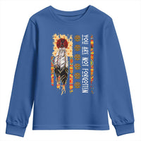 Orange Shirt Day Feather Flag Youth Sweatshirt You Are Not Forgotten Indigenous Tribute - Wonder Print Shop