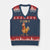 Funny F Caw F Chicken Meme Graphic V-Neck Knit Sweater Vest Hilarious Cartoon Poultry Humor - Wonder Print Shop