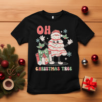 Oh Christmas Tree Retro Groovy T Shirt - Wonder Print Shop