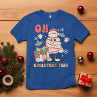 Oh Christmas Tree Retro Groovy T Shirt - Wonder Print Shop