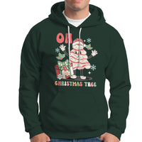 Oh Christmas Tree Retro Groovy Hoodie - Wonder Print Shop