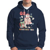 Oh Christmas Tree Retro Groovy Hoodie - Wonder Print Shop