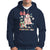 Oh Christmas Tree Retro Groovy Hoodie - Wonder Print Shop