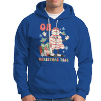 Oh Christmas Tree Retro Groovy Hoodie - Wonder Print Shop