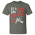 Funny Christmas T Shirt It's Fine I'm Fine Everthing Is Fine Xmas Lights - Wonder Print Shop