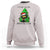 Black Cat Christmas Sweatshirt It's Fine I'm Fine Everthing Is Fine Funny Xmas - Wonder Print Shop