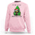 Black Cat Christmas Sweatshirt It's Fine I'm Fine Everthing Is Fine Funny Xmas - Wonder Print Shop