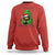 Black Cat Christmas Sweatshirt It's Fine I'm Fine Everthing Is Fine Funny Xmas - Wonder Print Shop
