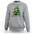 Black Cat Christmas Sweatshirt It's Fine I'm Fine Everthing Is Fine Funny Xmas - Wonder Print Shop