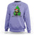 Black Cat Christmas Sweatshirt It's Fine I'm Fine Everthing Is Fine Funny Xmas - Wonder Print Shop