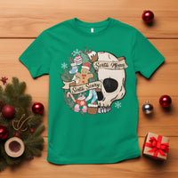 Skull Christmas T Shirt Sorta Scary Sorta Merry - Wonder Print Shop