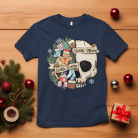 Skull Christmas T Shirt Sorta Scary Sorta Merry - Wonder Print Shop