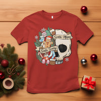 Skull Christmas T Shirt Sorta Scary Sorta Merry - Wonder Print Shop