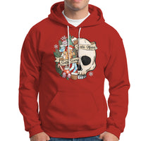 Skull Christmas Hoodie Sorta Scary Sorta Merry - Wonder Print Shop