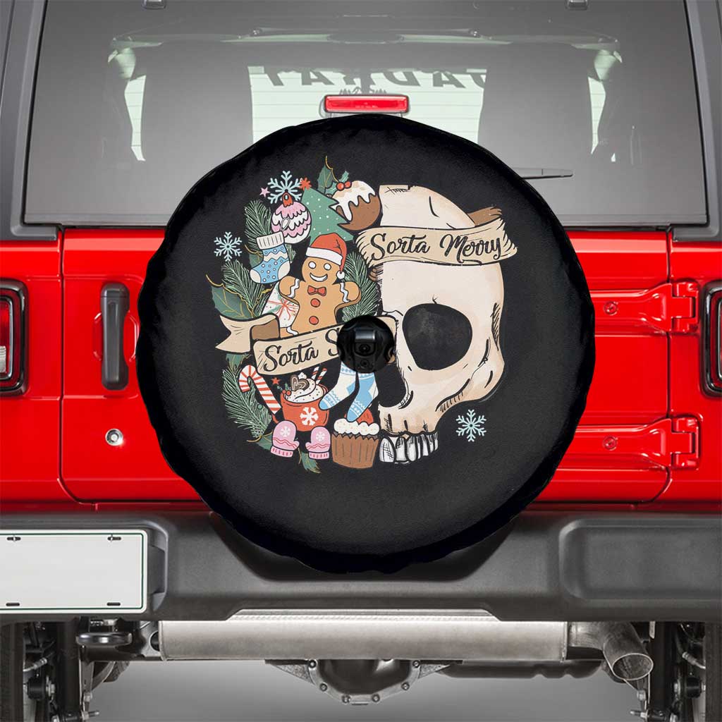 Skull Christmas Spare Tire Cover Sorta Scary Sorta Merry